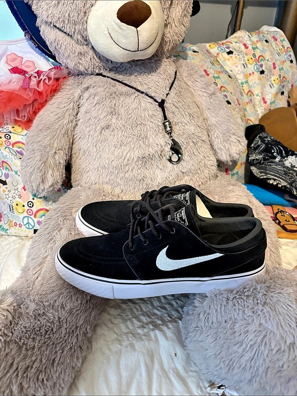 Nike SB Zoom Stefan Janoski Black & White Sneakers